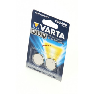 VARTA CR2430  6430 BL2, элемент питания, батарейка
