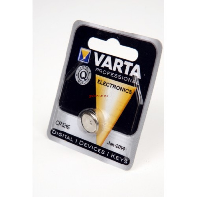 VARTA CR1216  6216 BL1, элемент питания, батарейка