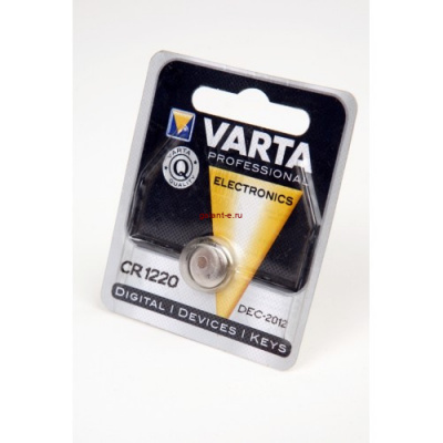 VARTA CR1220  6220 BL1, элемент питания, батарейка