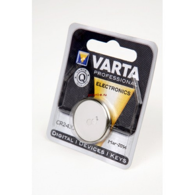VARTA CR2430  6430 BL1, элемент питания, батарейка