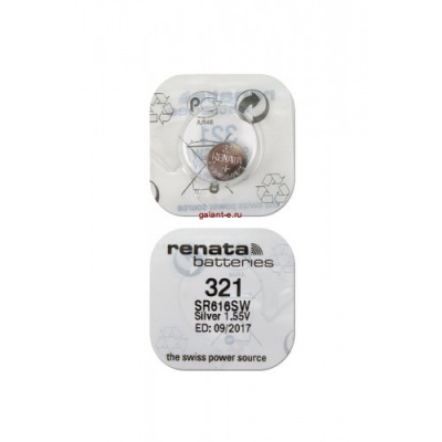 Элемент питания RENATA SR616SW  321