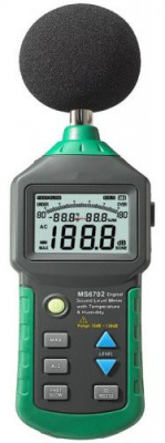Шумометр цифровой(доп.измерение влажности,температуры) Mastech MS6702
