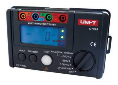 Тестер электрических цепей(измеритель заземления и сопротивления изоляции) цифровой UNI-T UT526