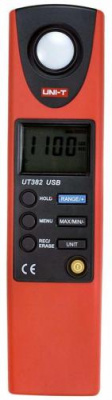 Измеритель освещенности (люксметр) цифровой, порт USB UNI-T UT382