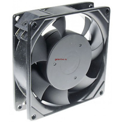 Вентилятор JA0925H2S-L, Вентилятор 220В, 90х90х25мм, подшипник качения, 1700 об/мин., тип вывода - провод 
