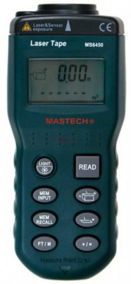 Mastech дальномер ультразвуковой с ф-ей подсчета площади и объема MS6450