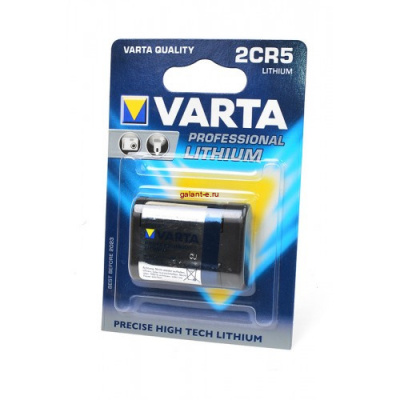 VARTA PROFESSIONAL LITHIUM 6203 2CR5 BL1, элемент питания, батарейка