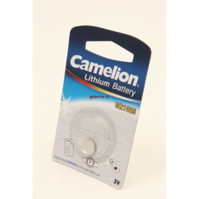 Элемент питания Camelion CR1025-BP1 CR1025 BL1
