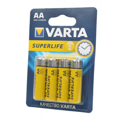 VARTA SUPERLIFE 2006 R6 BL4, элемент питания, батарейка