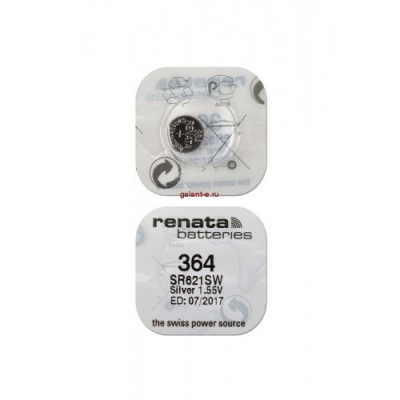 Элемент питания RENATA SR621SW  364