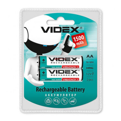 VID-HR6-1500 - Аккумулятор VIDEX HR6/AA 1500mAh 2BL