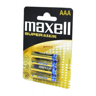 Элемент питания MAXELL Super Alkaline LR03 BL4