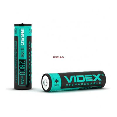 VID-18650-2.8-WP - Аккумулятор VIDEX 18650 2800mAh 1pcs/box